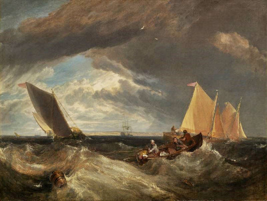 The Junction Of The Thames And Medway by Joseph Turner