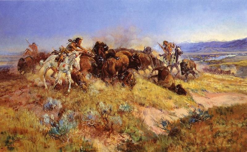 BUFFALO HUNT NO.40