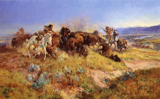 Buffalo Hunt No.40 by Charles Marion Russell