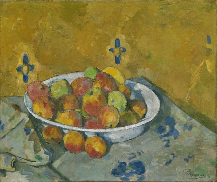 The Plate Of Apples by Paul Cézanne