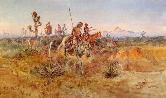 Navajo Trackers by Charles Marion Russell
