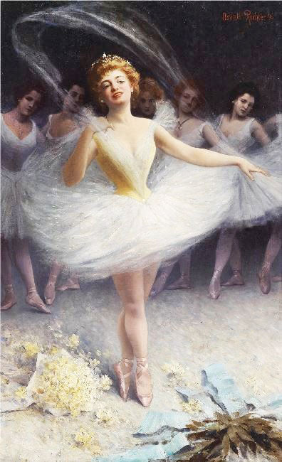 Ballerinas After The Performance by Pierre Carrier-Belleuse