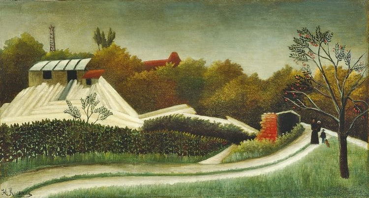 Sawmill On The Outskirts Of Paris by Henri Rousseau