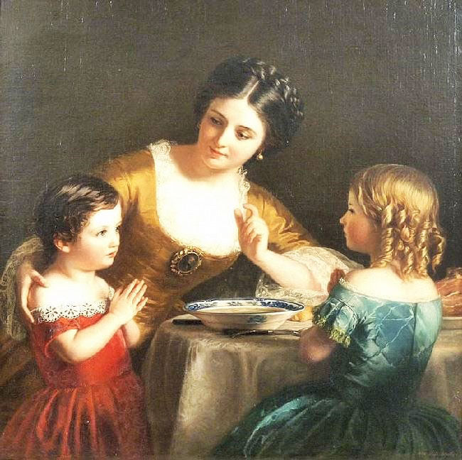 Grace Before Meal by Samuel Baruch Halle
