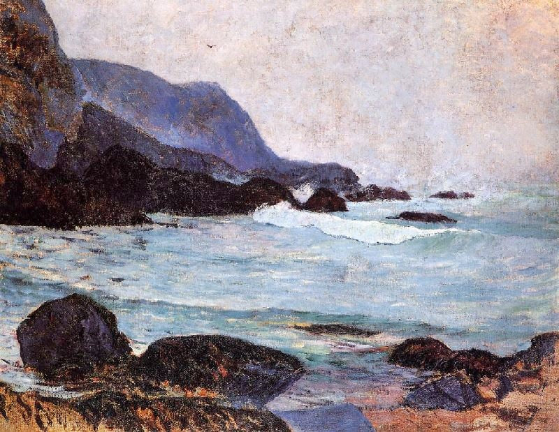 The Coast Of Bellangenay by Paul Gauguin