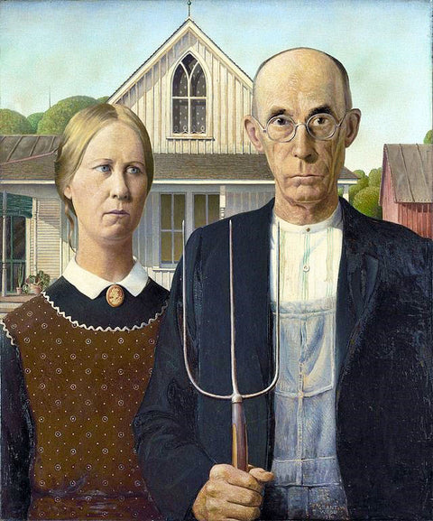 American Gothic by Grant Wood