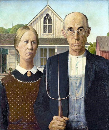 American Gothic by Grant Wood