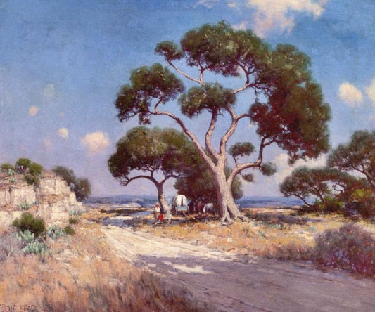 Noon On The Blanco Road, South West Texas by Julian Onderdonk