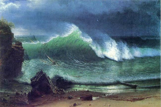 Emerald Sea by Albert Bierstadt