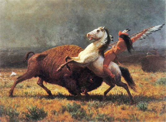 The Last Of The Buffalo by Albert Bierstadt