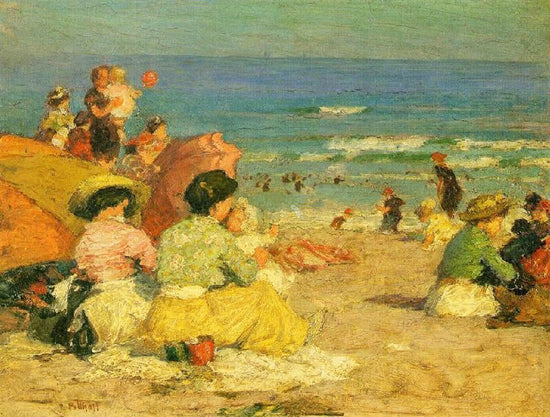 A Day At The Beach by Edward Potthast