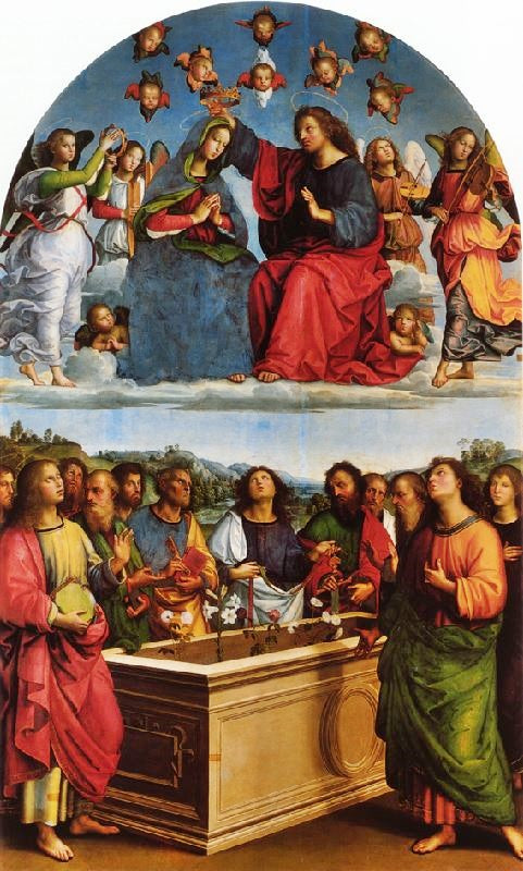 Coronation Of The Virgin by Titian