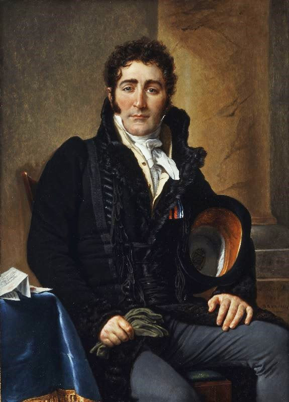 Portrait Of The Comte De Turenne by Jacques-Louis David