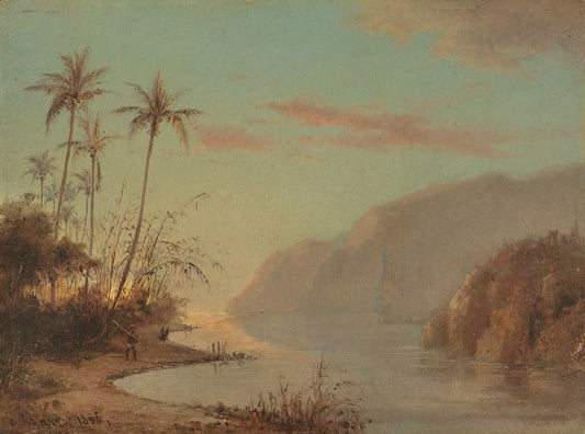 A Creek In Saint Thomas, Antilles by Camille Pissarro