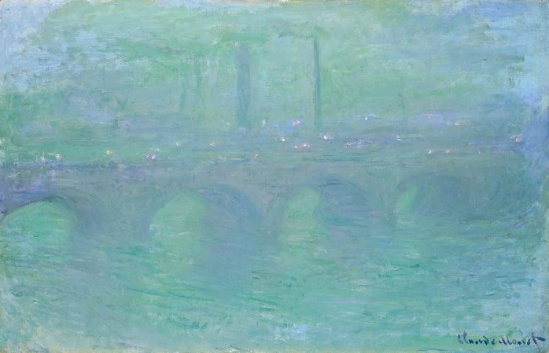 Waterloo Bridge, London, At Dusk by Claude Oscar Monet