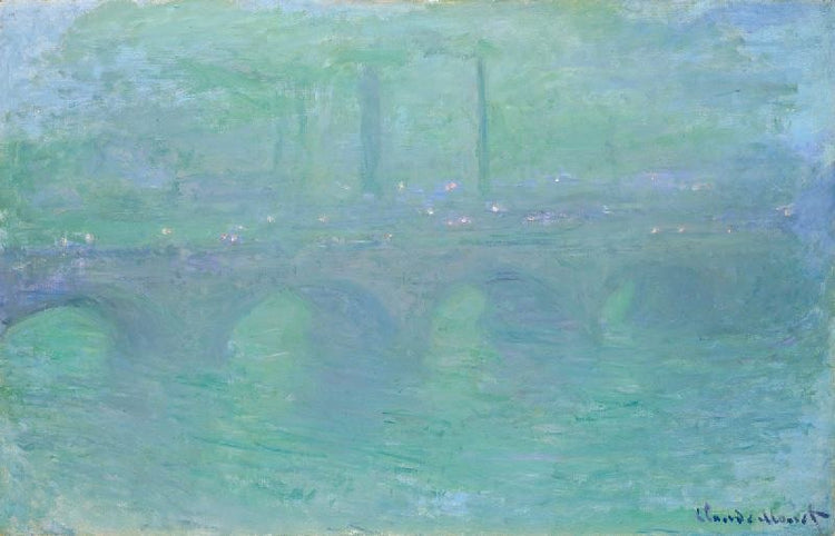 Waterloo Bridge, London, At Dusk by Claude Oscar Monet
