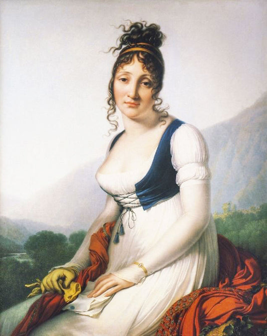 Portrait Of The Comtesse De Bonneval by Anne-Louis Girodet de Roussy-Trioson