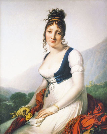 Portrait Of The Comtesse De Bonneval by Anne-Louis Girodet de Roussy-Trioson