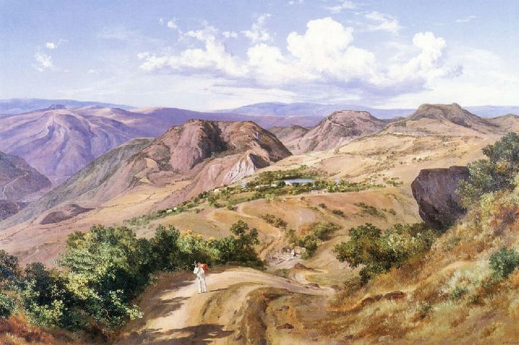 Vista De Guelatao by José María Velasco