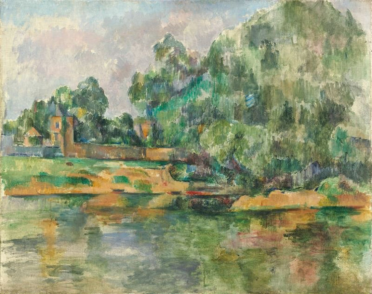 Riverbank by Paul Cézanne