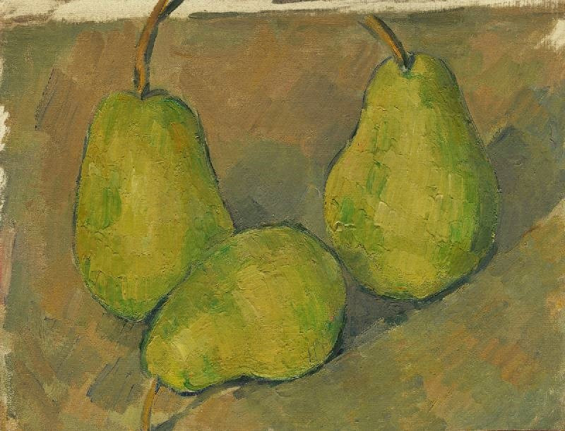 Three Pears by Paul Cézanne
