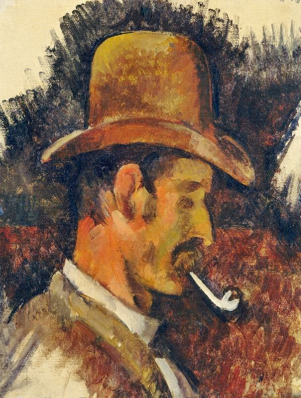 Man With Pipe by Paul Cézanne