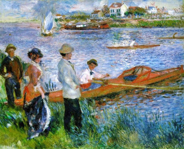 Oarsmen At Chatou by Pierre Auguste Renoir