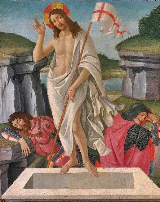The Resurrection by Sandro Botticelli