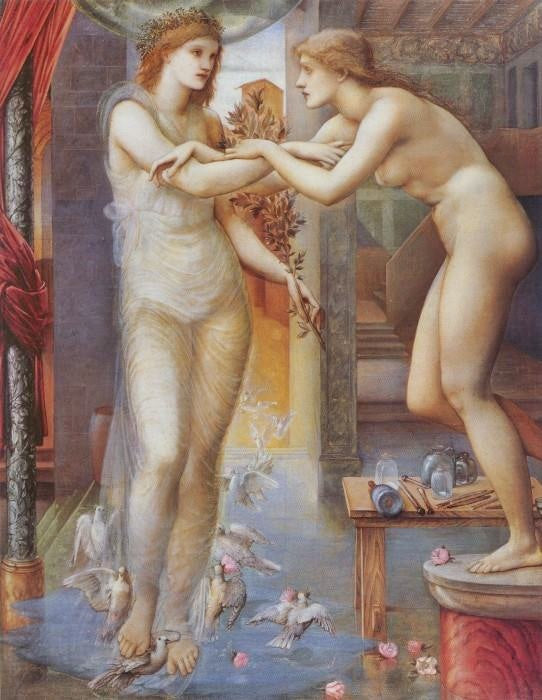 Pygmalion And The Image Iii: The Godhead Fires by Sir Edward Burne-Jones
