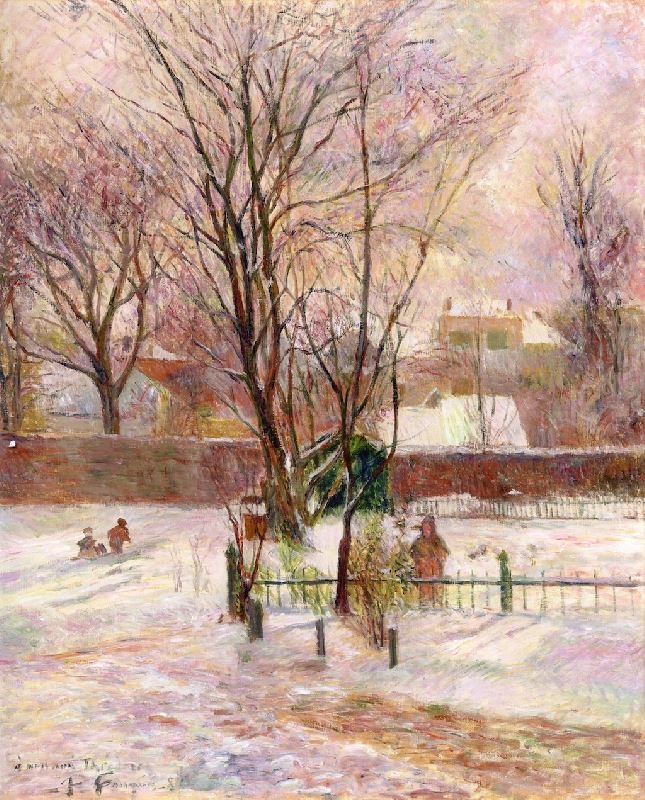 Snow In Copenhagen by Paul Gauguin