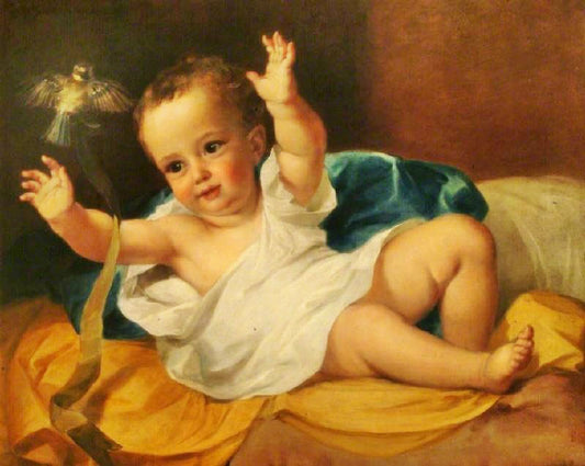 Gerald Hamilton As An Infant by George Frederic Watts