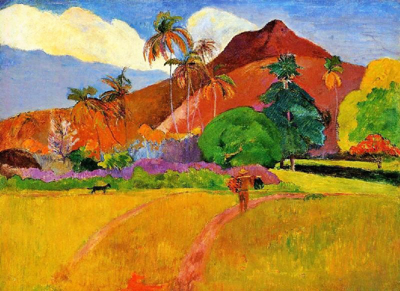 MOUNTAINS IN TAHITI