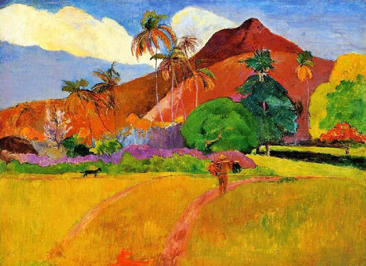 Mountains In Tahiti by Paul Gauguin