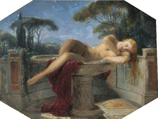 Young Girl In A Vasque by Paul Delaroche