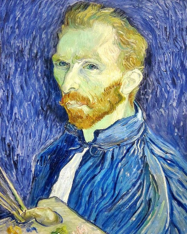 Self Portrait With Pallette by Vincent van Gogh
