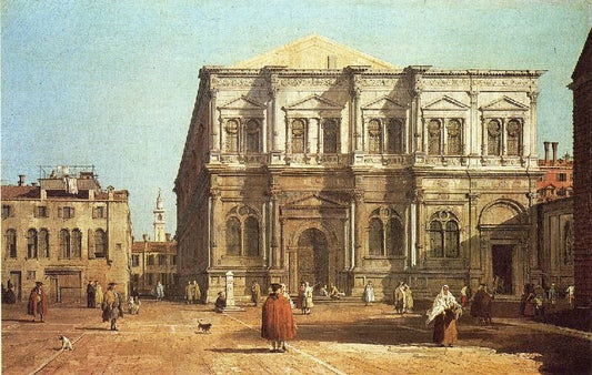 Campo San Rocco by Canaletto