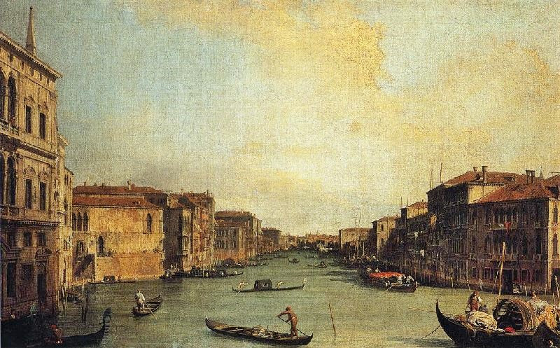 Grand Canal From The Palazzo Balbi by Canaletto