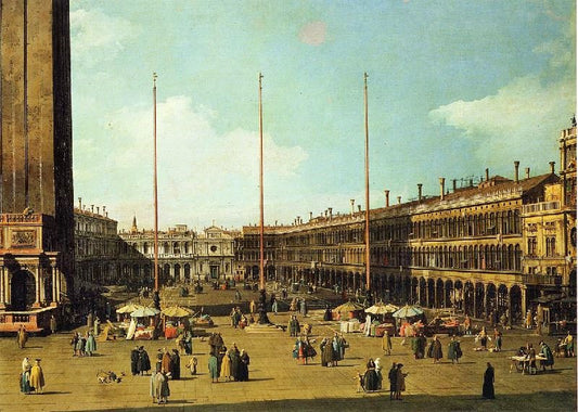 Piazza San Marco, Looking Towards San Geminiano by Canaletto