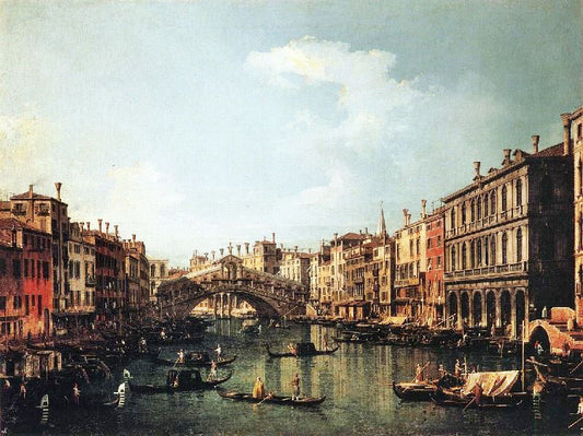 Rialto Bridge From The South by Canaletto