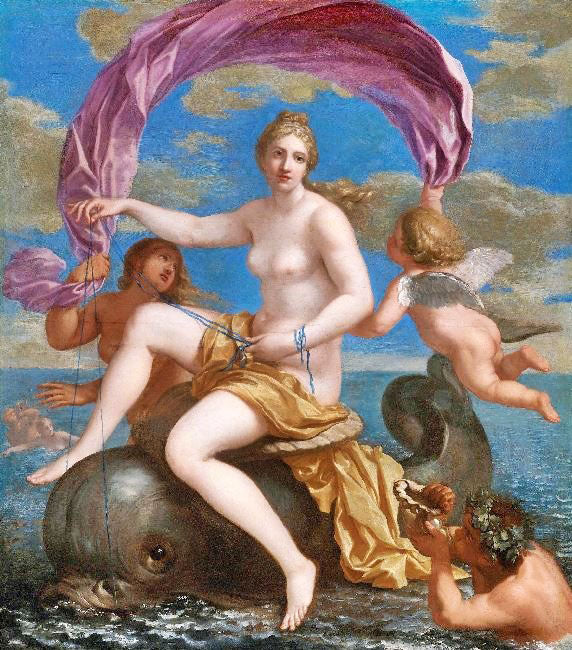 The Triumph Of Galathea by Charles-Alphonse Dufresno
