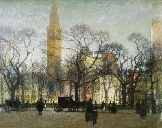 Madison Square In The Afternoon by Paul Cornoyer