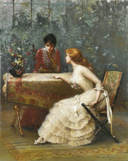 Question To The Cards by Edouard Bisson