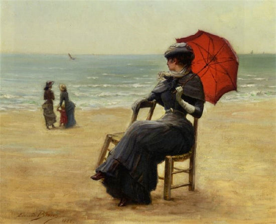 Sitting By The Sea by Edouard Bisson