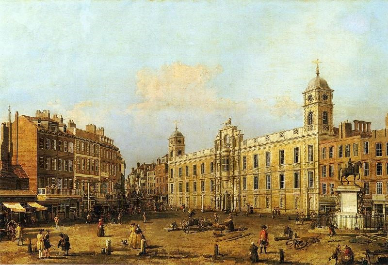 Northumberland House by Canaletto