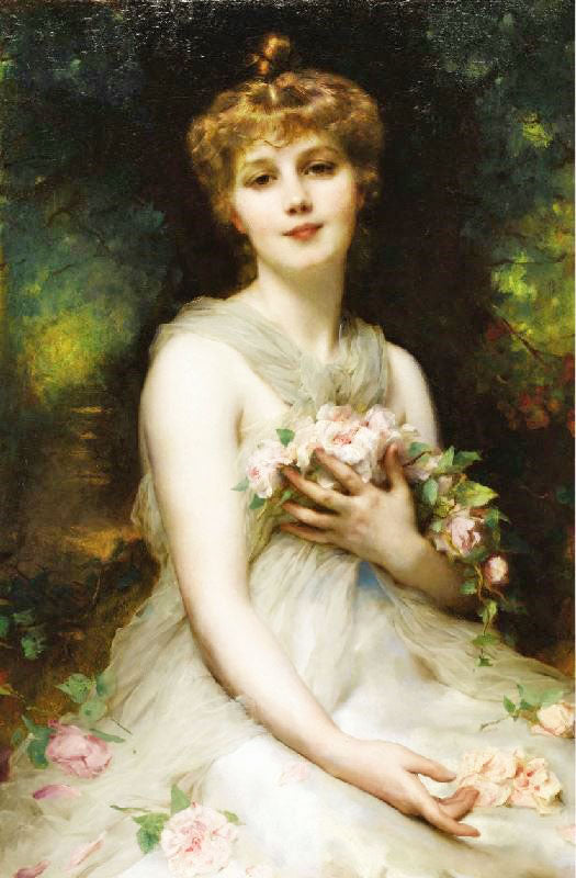Young Woman by Etienne-Adolphe Piot