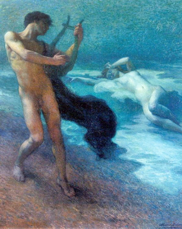 Orpheus And Eurydice by Michel Richard-Putz