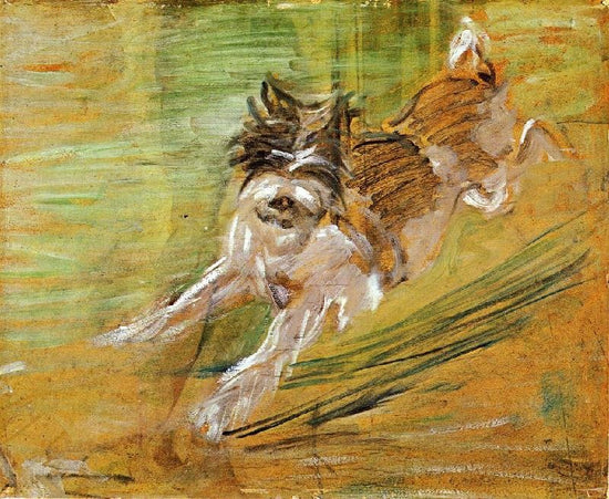 Jumping Dog Schlick by Franz Marc