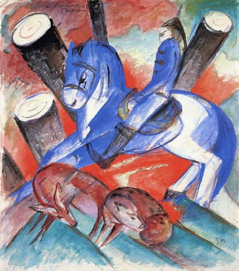 Saint Julian L’Hospitalier by Franz Marc