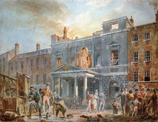 The Pantheon, The Morning After The Fire by Joseph Turner