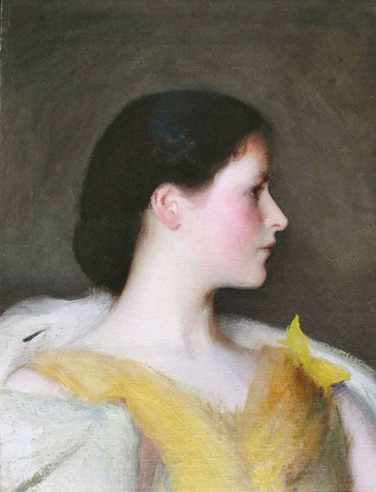 Girl’S Head (Lydia Hatch) by Edmund Tarbell